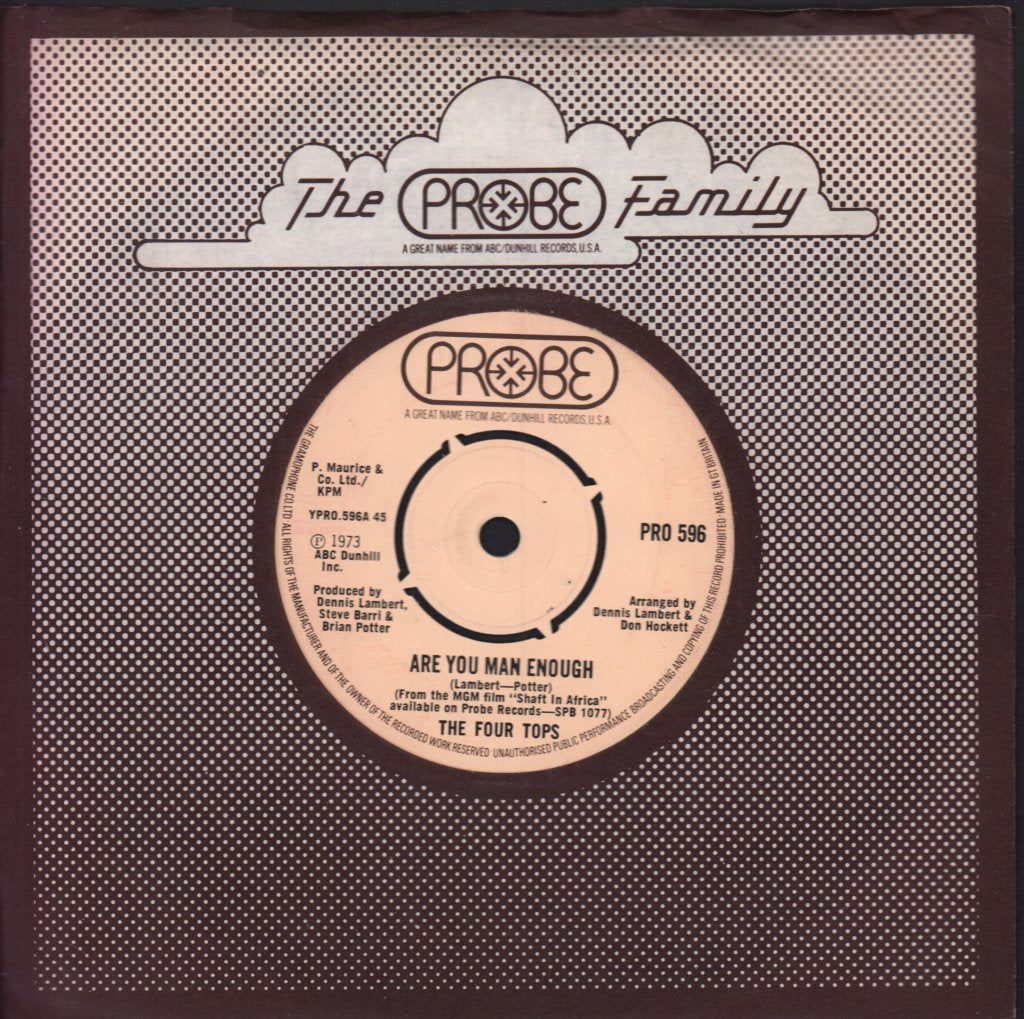 Four Tops - Are You Man Enough - 7 Inch