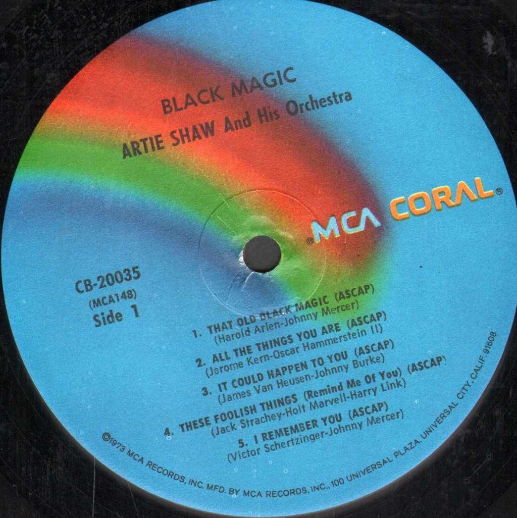 Artie Shaw And His Orchestra - Black Magic - Lp