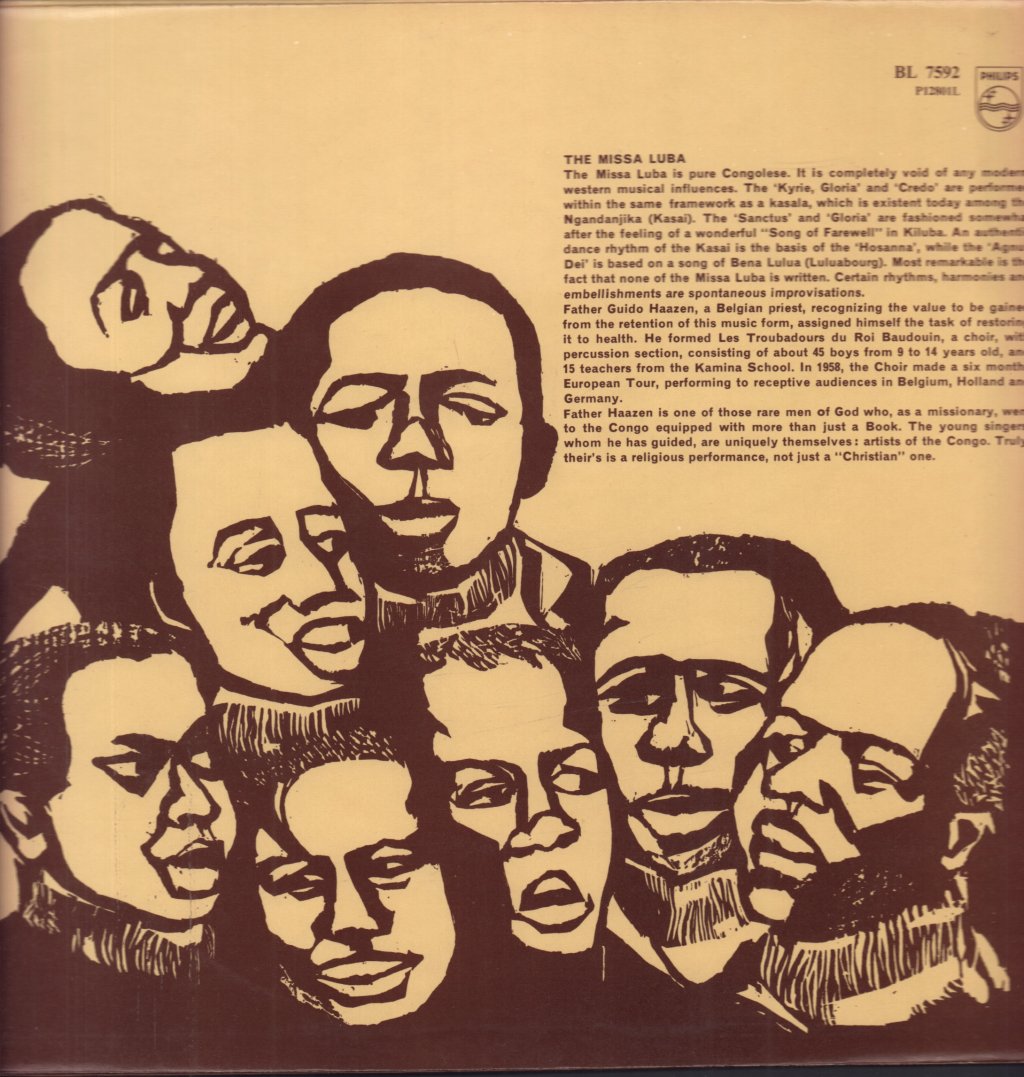 Les Troubadours Du Roi Baudouin - Missa Luba - Lp