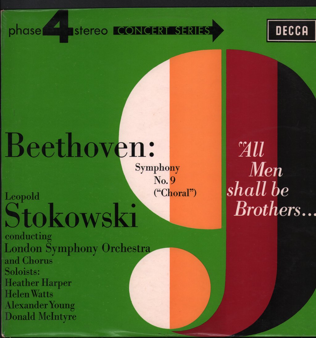 Leopold Stokowski / London Symphony Orchestra - Beethoven - Symphony No.9 Choral - Lp