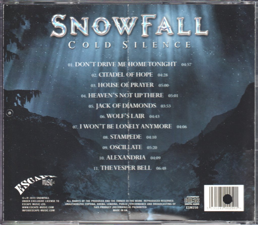snowfall - Cold Silence - Cd