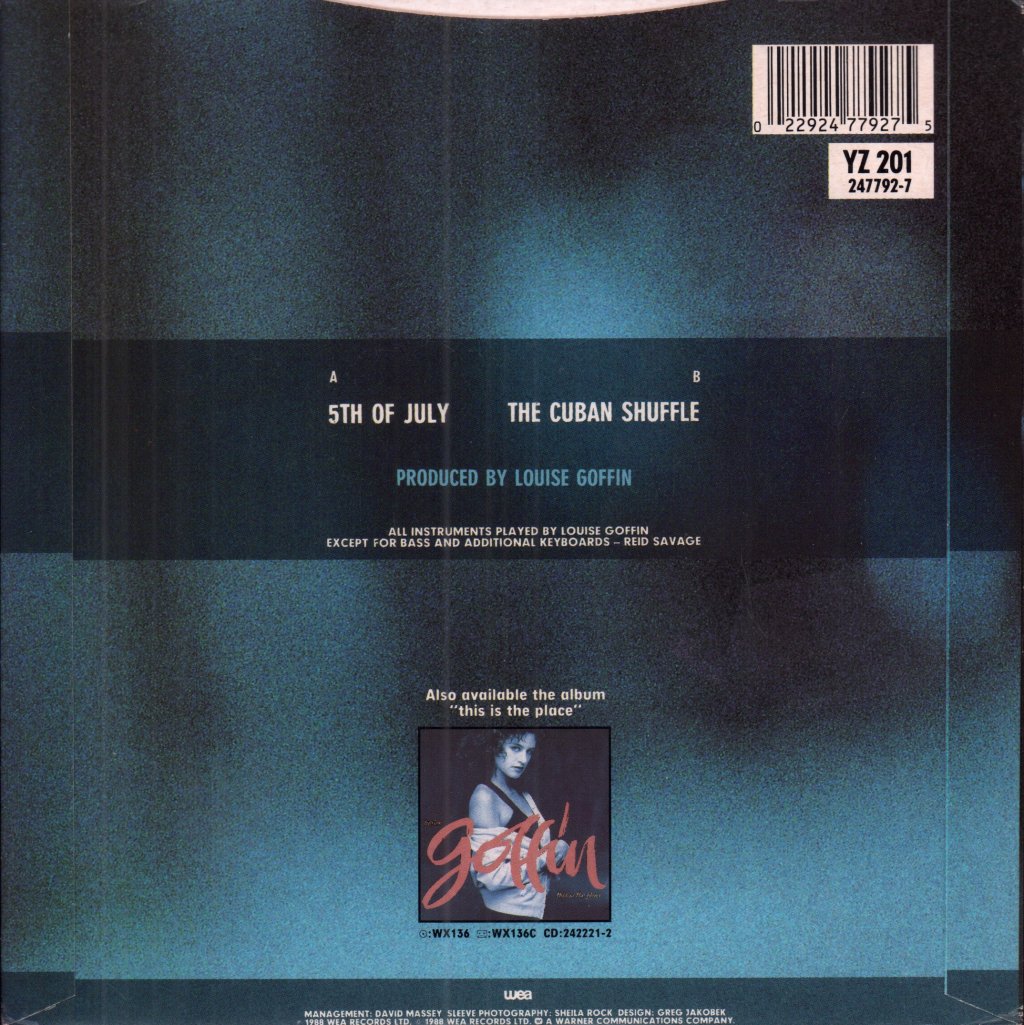 Louise Goffin - 5Th Of July - 7 Inch
