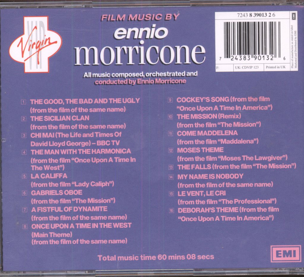 Ennio Morricone - Film Music By Ennio Morricone - Cd