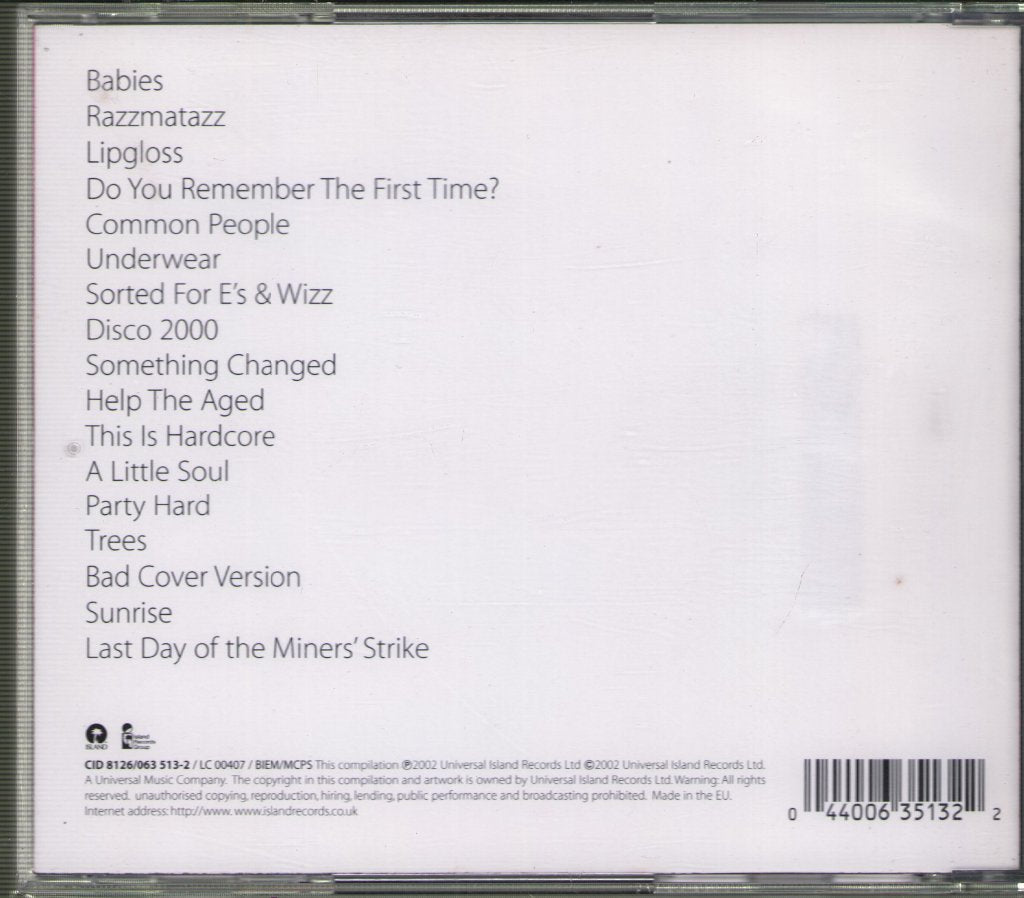 Pulp - Hits - Cd