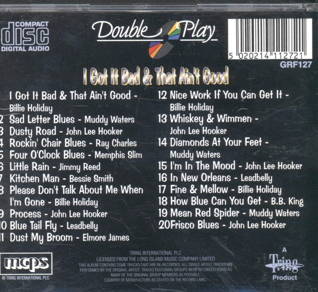 Various Artists - I Got It Bad And That Ain't Good - Cd
