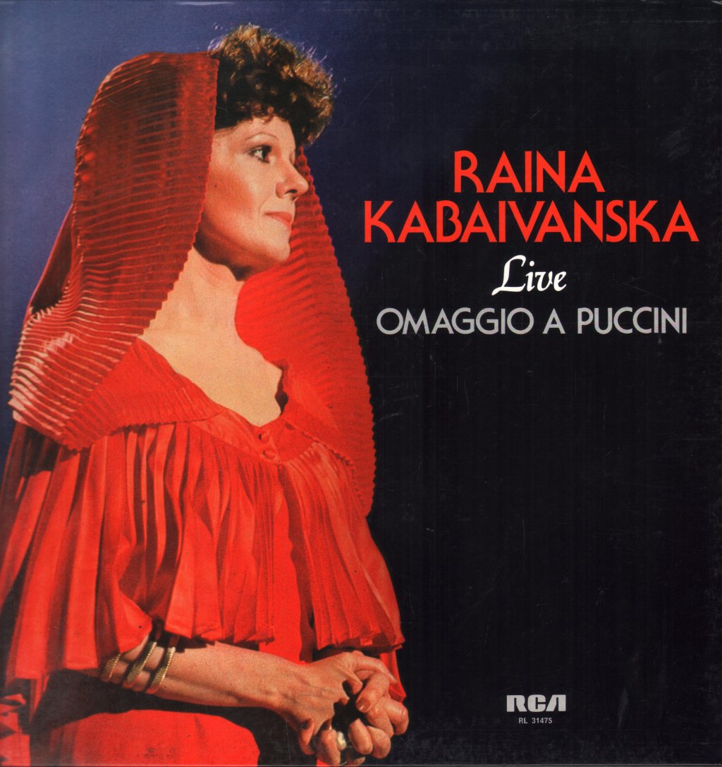 Raina Kabaivanska - Live Omaggio A Puccini - Lp