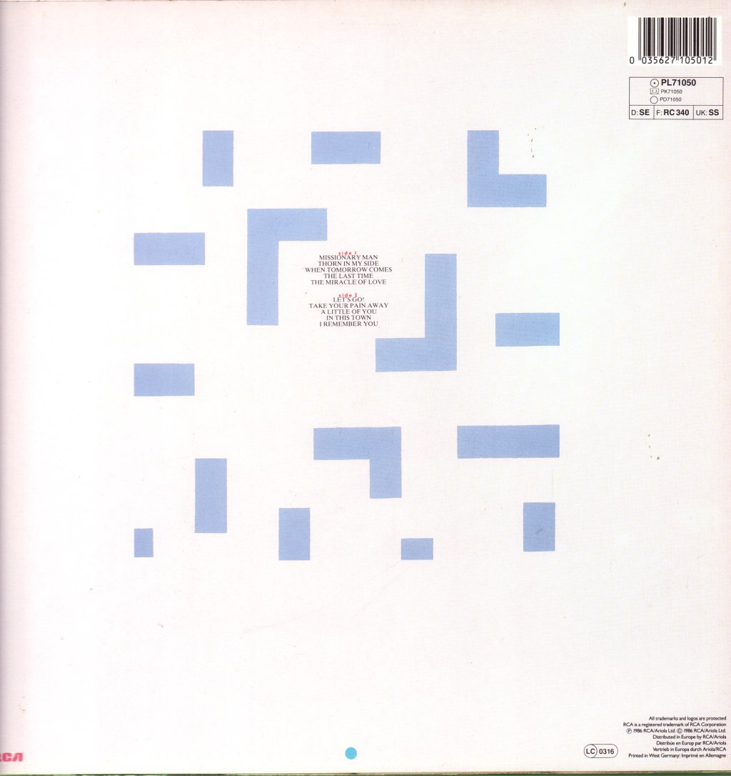 Eurythmics - Revenge - Lp