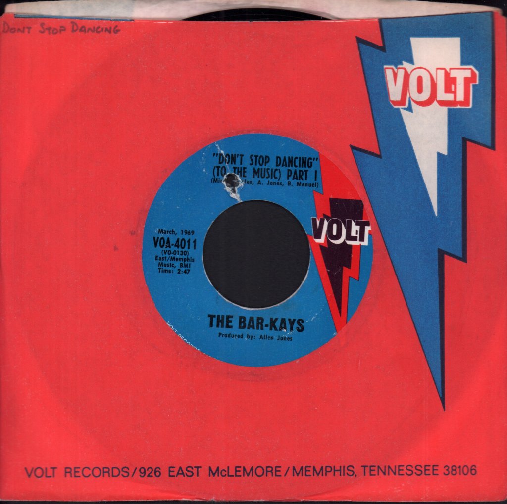 Bar-Kays - Don't Stop Dancing (To The Music) - 7 Inch