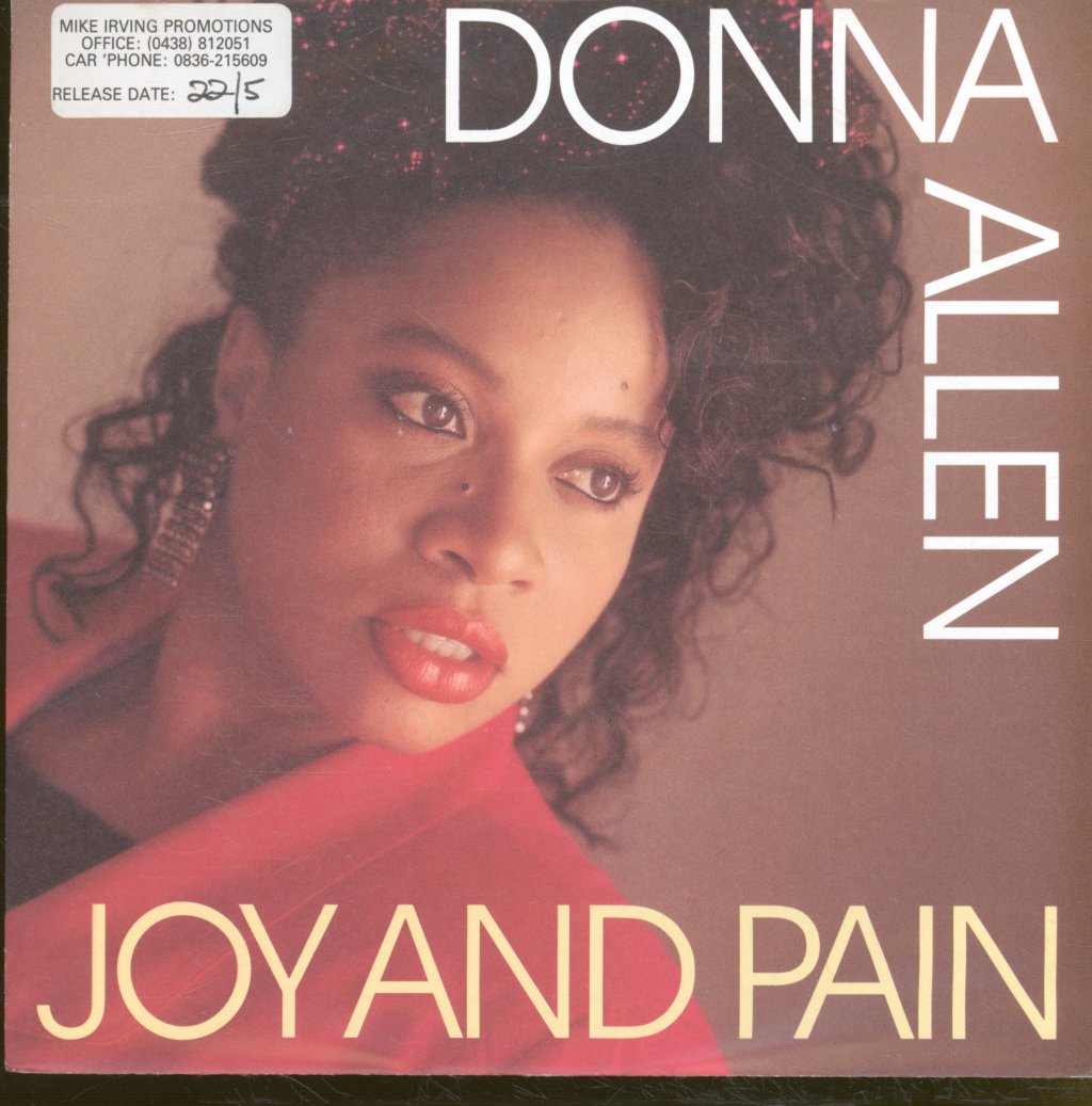 Donna Allen - Joy And Pain - 7 Inch