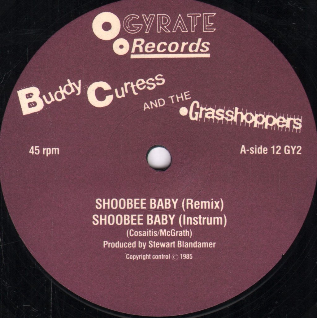 Buddy Curtess And The Grasshoppers - Shoobee Baby - 12 Inch