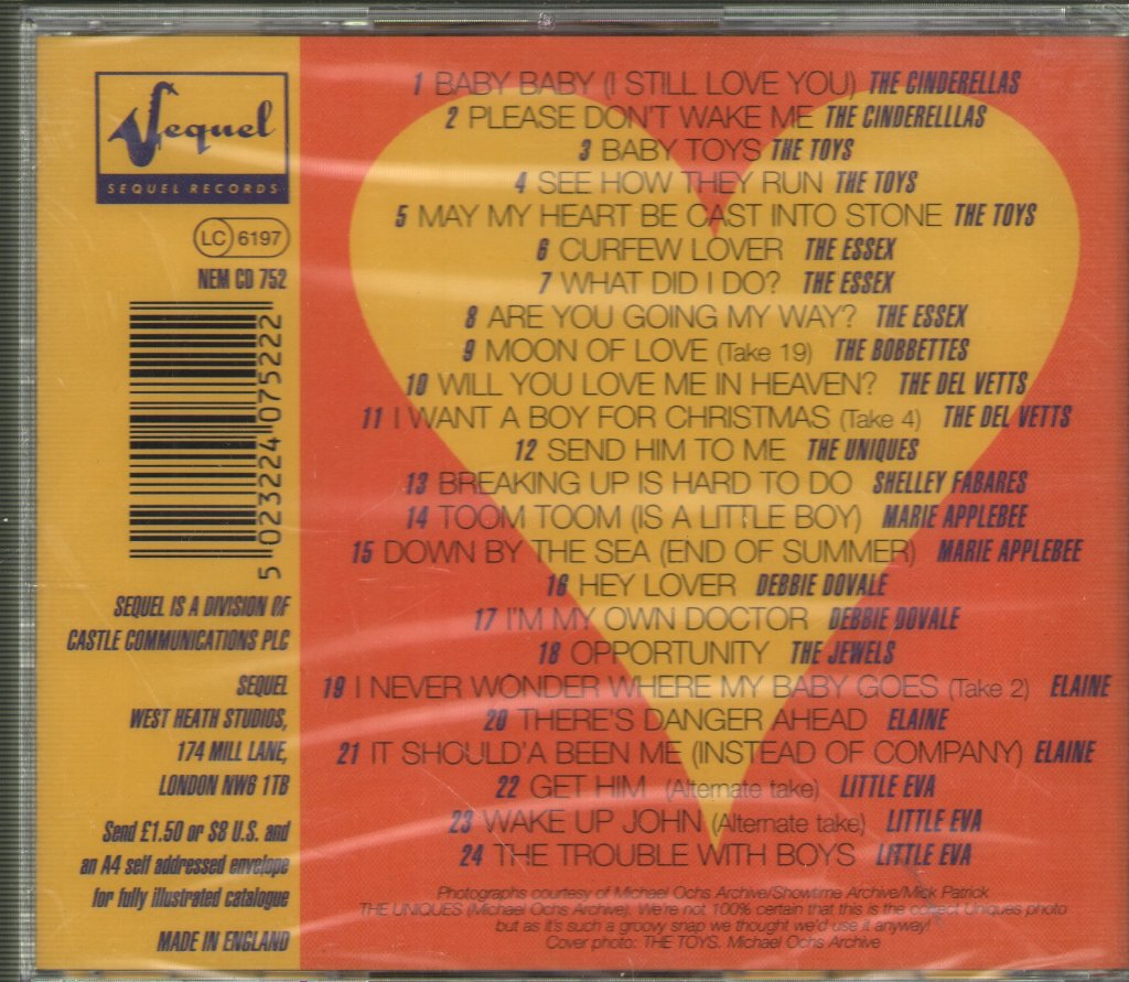 Various Artists - Here Come The Girls 7 The Trouble With Boys - Cd