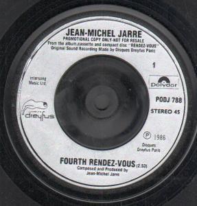 Jean Michel Jarre - Fourth Rendez-Vous - 7 Inch