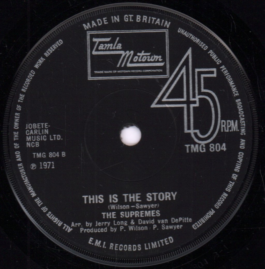 Supremes - Floy Joy - 7 Inch