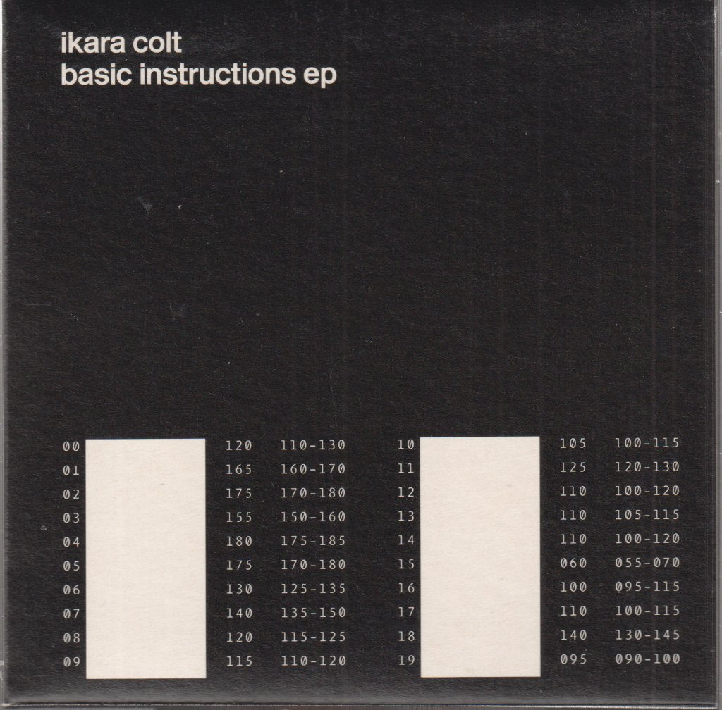 Ikara Colt - Basic Instructions Ep - Cd