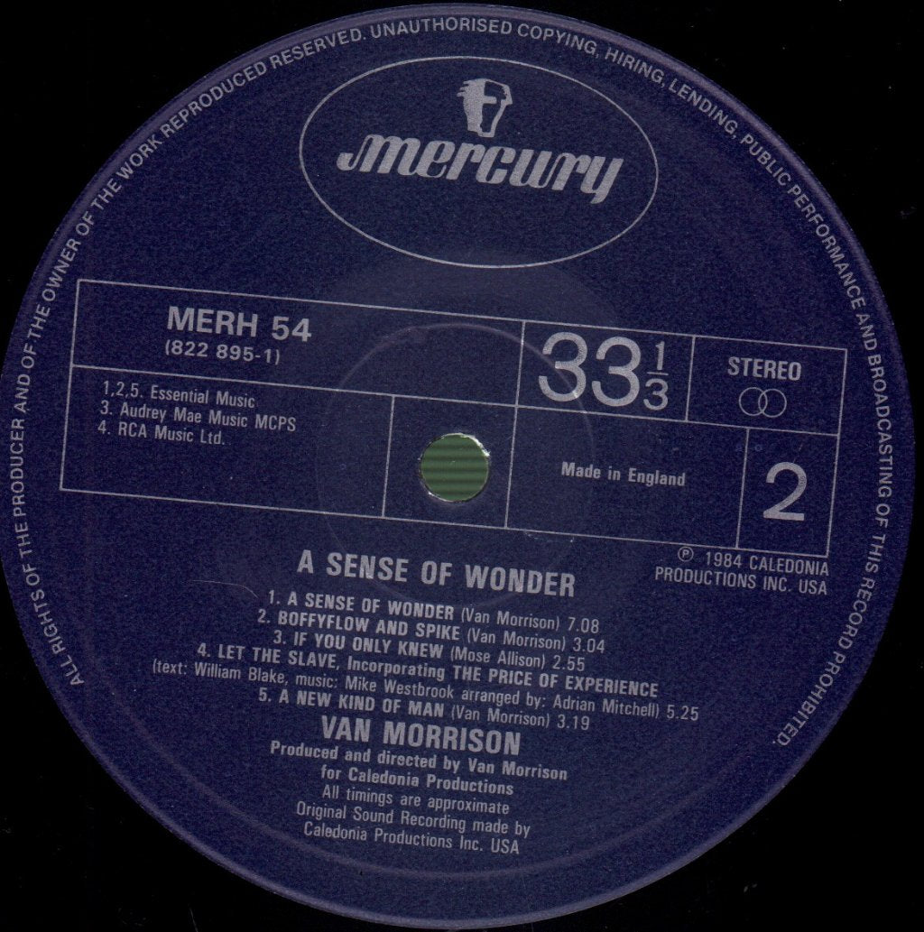 Van Morrison - A Sense Of Wonder - Lp
