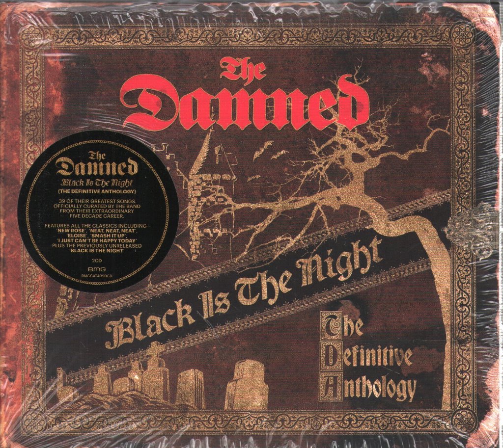 Damned - Black Is The Night (The Definitive Anthology) - Cd Set