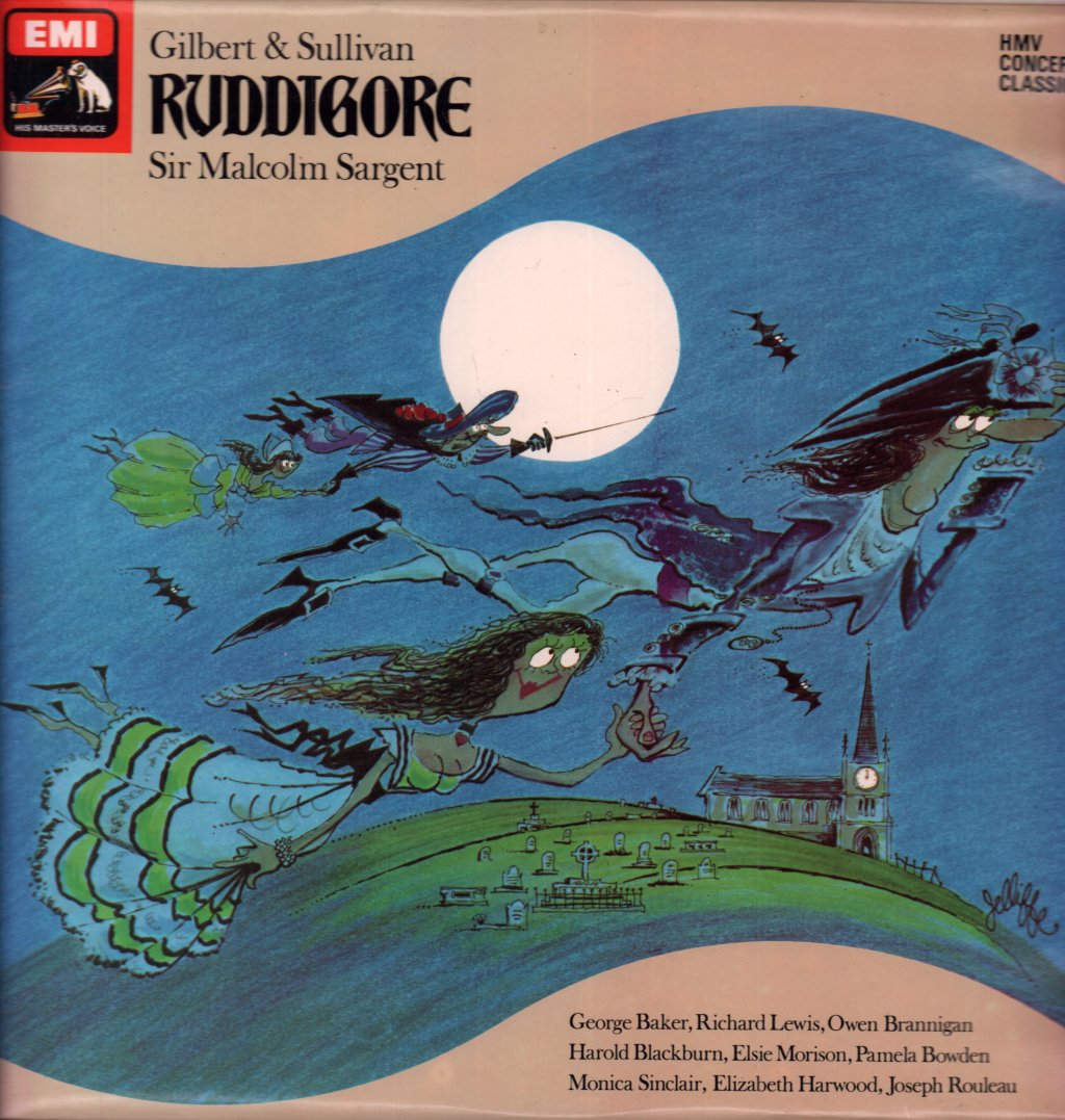 Sir Malcolm Sargent - Gilbert And Sullivan Ruddigore - Double Lp
