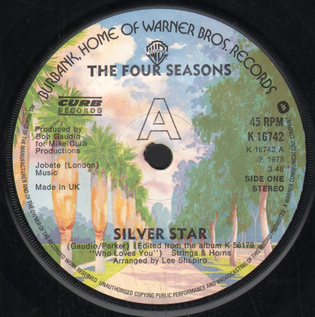 Four Seasons - Silver Star - 7 Inch