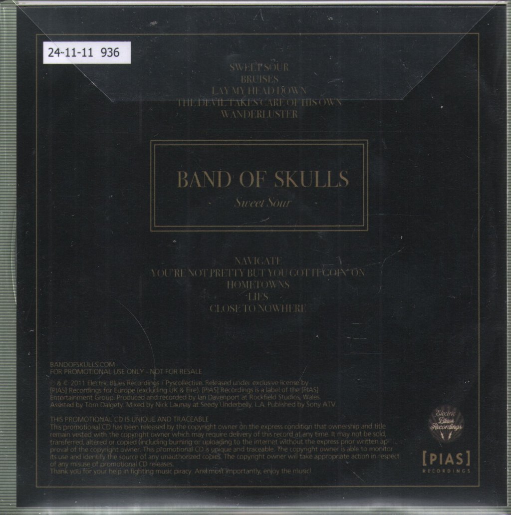 Band Of Skulls - Sweet Sour - Cdr