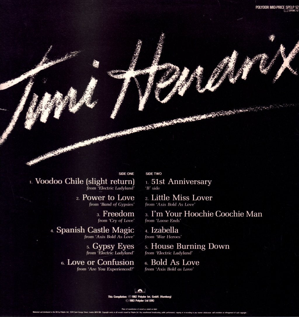 Jimi Hendrix - Voodoo Chile - Lp