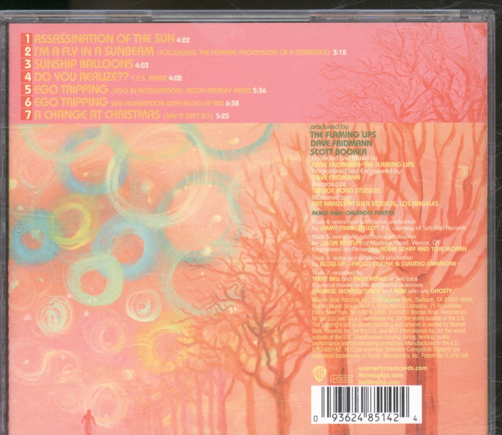Flaming Lips - Ego Tripping At The Gates Of Hell - Cd
