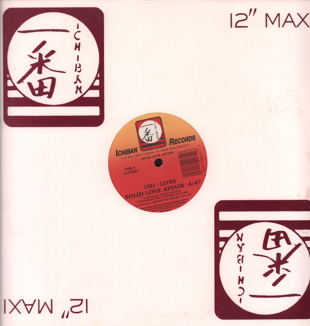 Chi-Lites - Solid Love Affair - 12 Inch