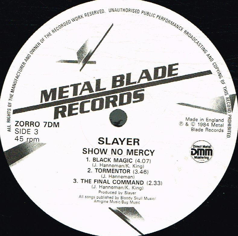 Slayer - Show No Mercy - Double Lp