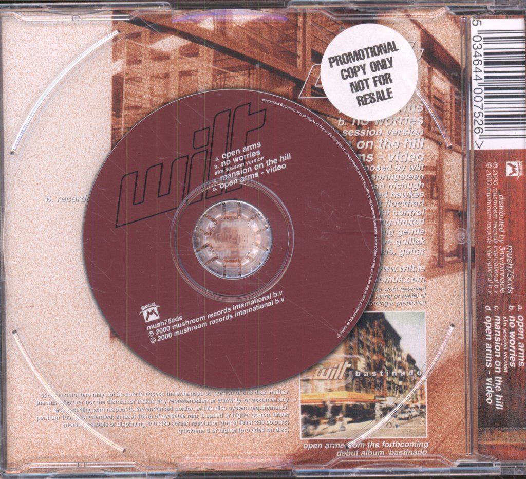 Wilt - Open Arms - Cd