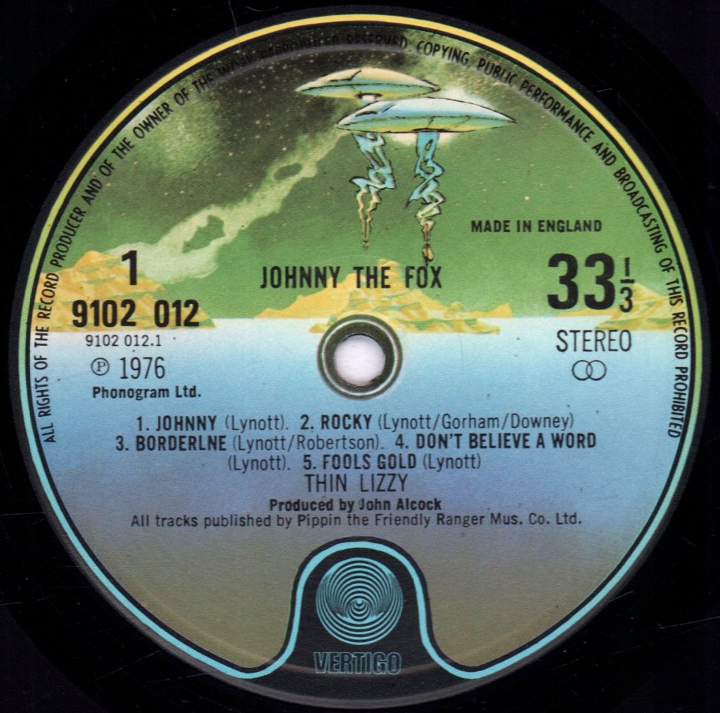 Thin Lizzy - Johnny The Fox - Lp