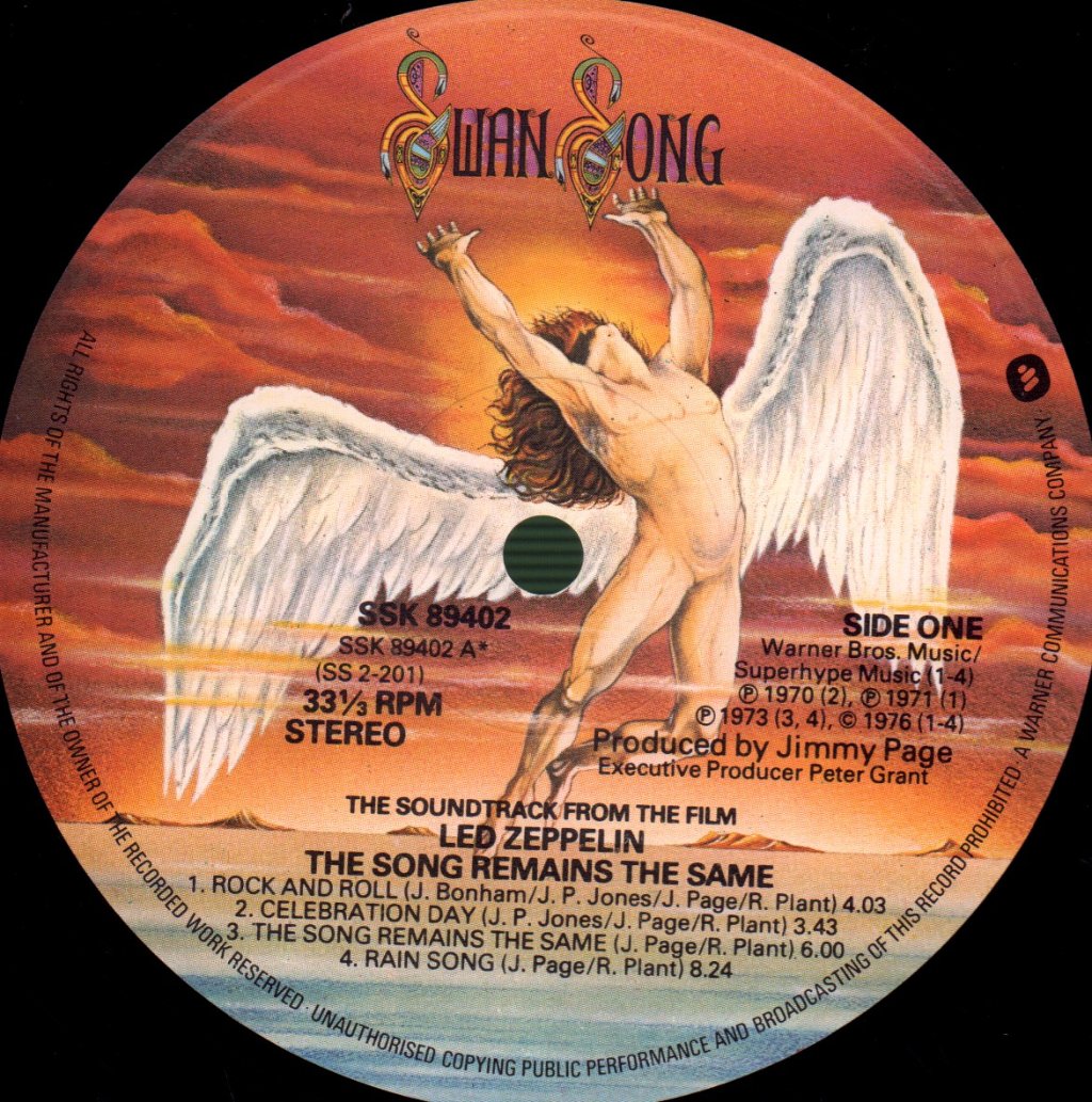 Led Zeppelin - Song Remains The Same - Double Lp