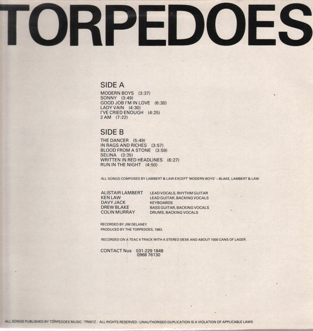 Torpedoes (Uk) - Torpedoes - Lp