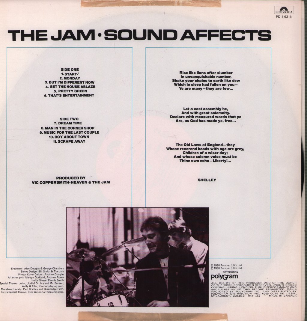 Jam - Sound Affects - Lp