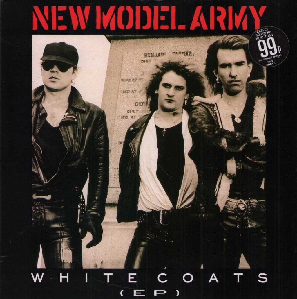 New Model Army - White Coats (EP) - 7 Inch