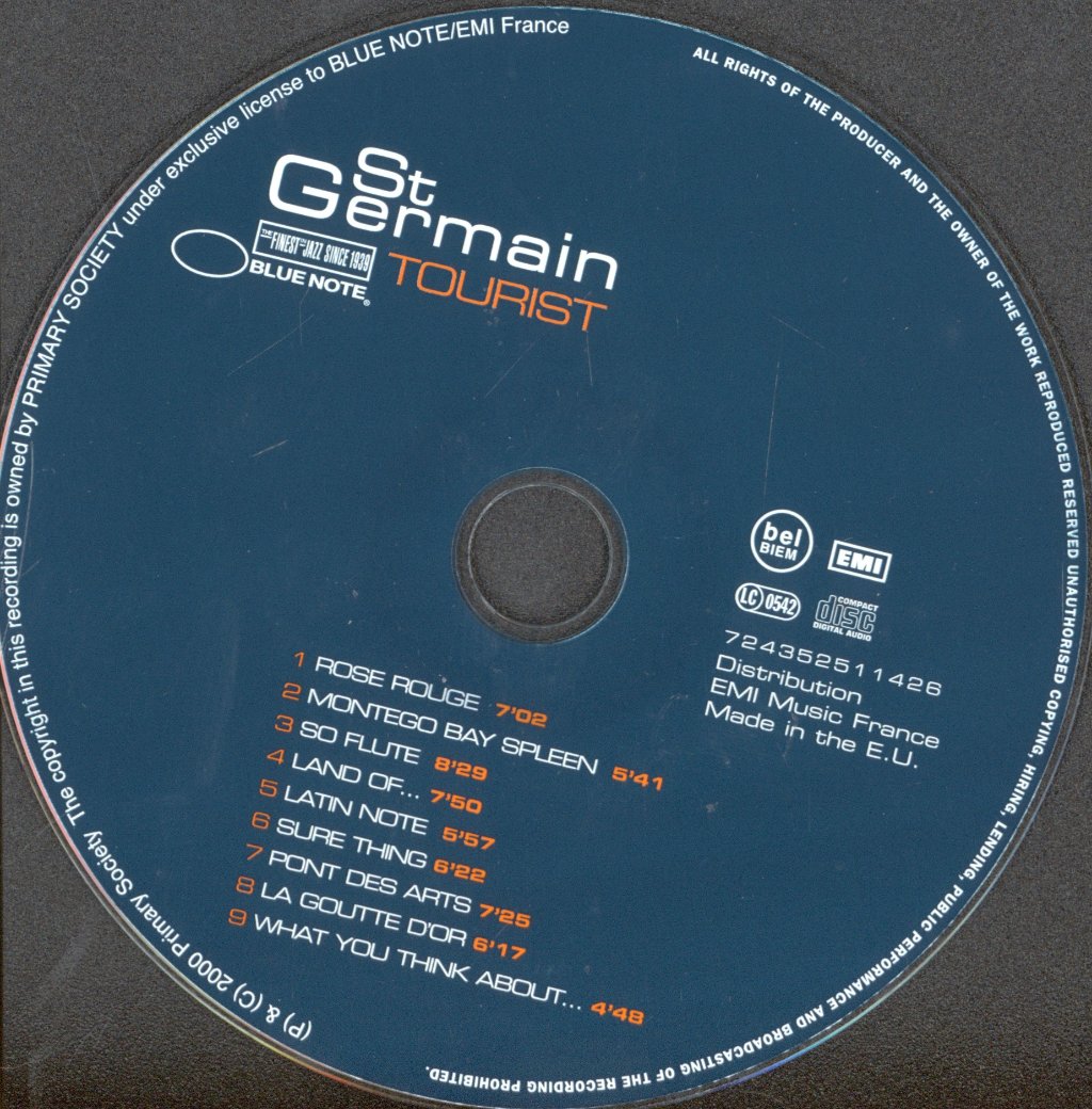 St Germain - Tourist - Cd