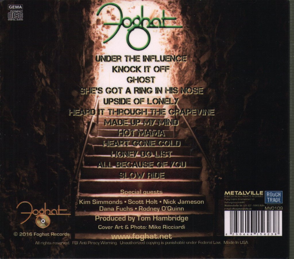 Foghat - Under The Influence - Cd