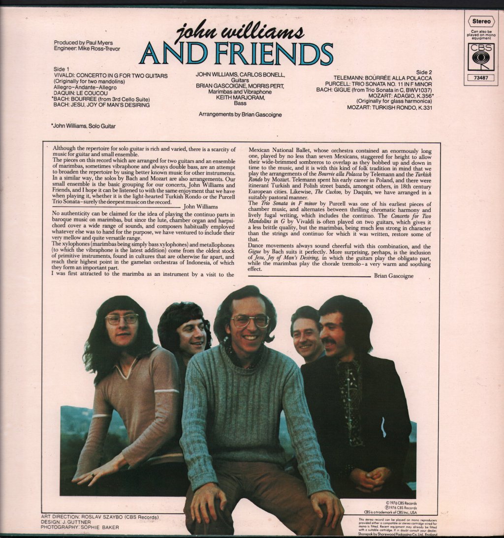 John Williams (Guitarist) - John Williams And Friends - Lp