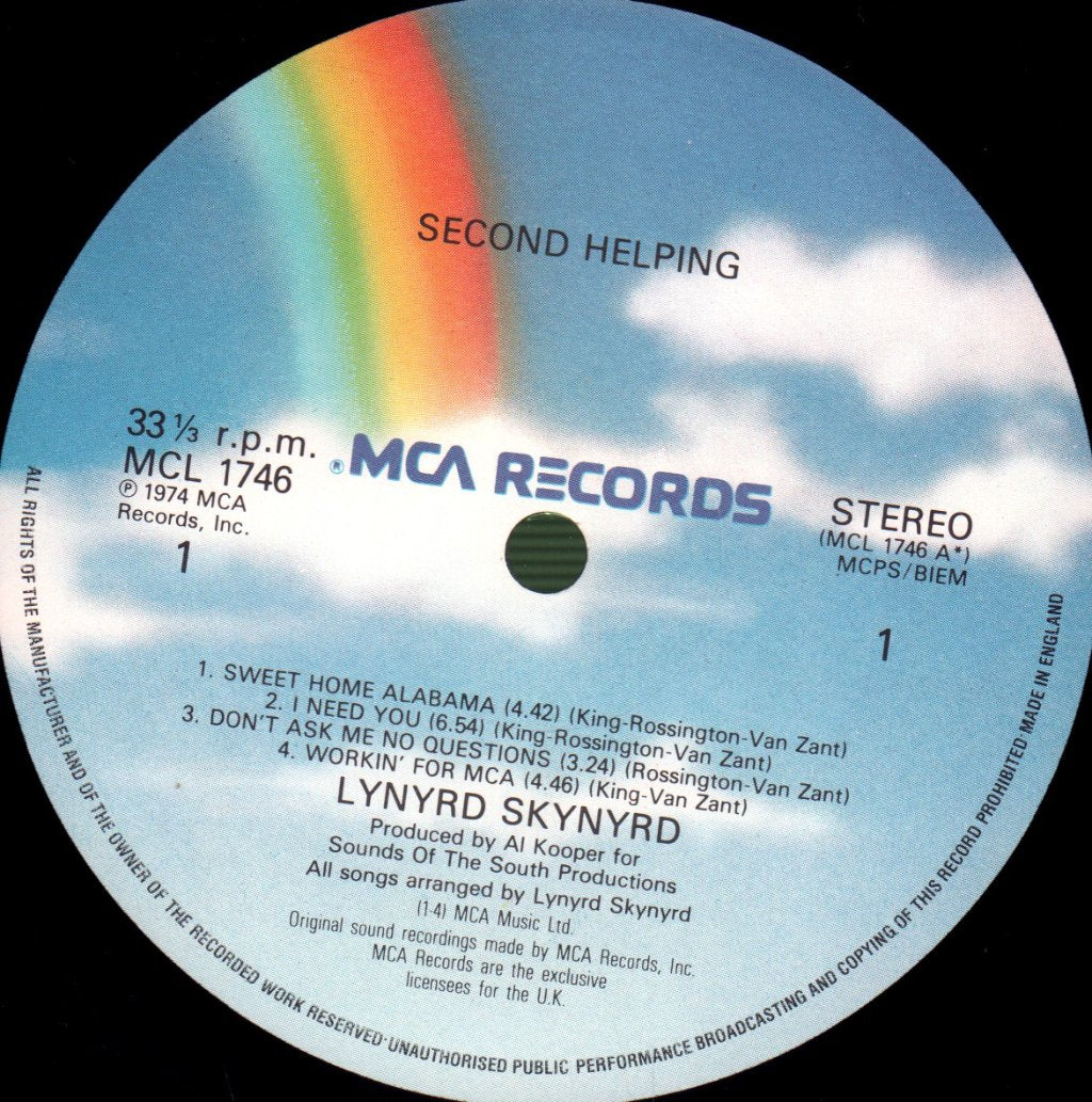 Lynyrd Skynyrd - Second Helping - Lp