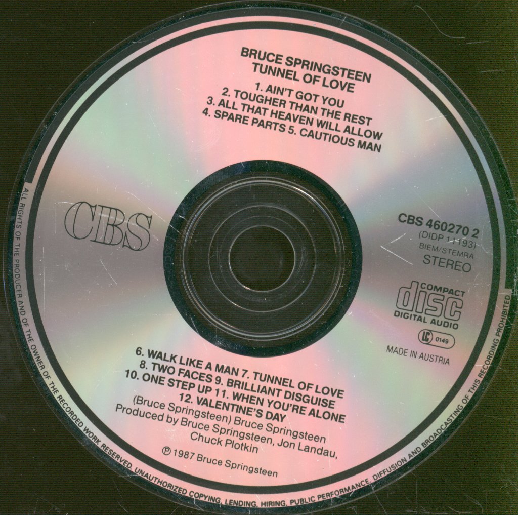 Bruce Springsteen - Tunnel Of Love - Cd