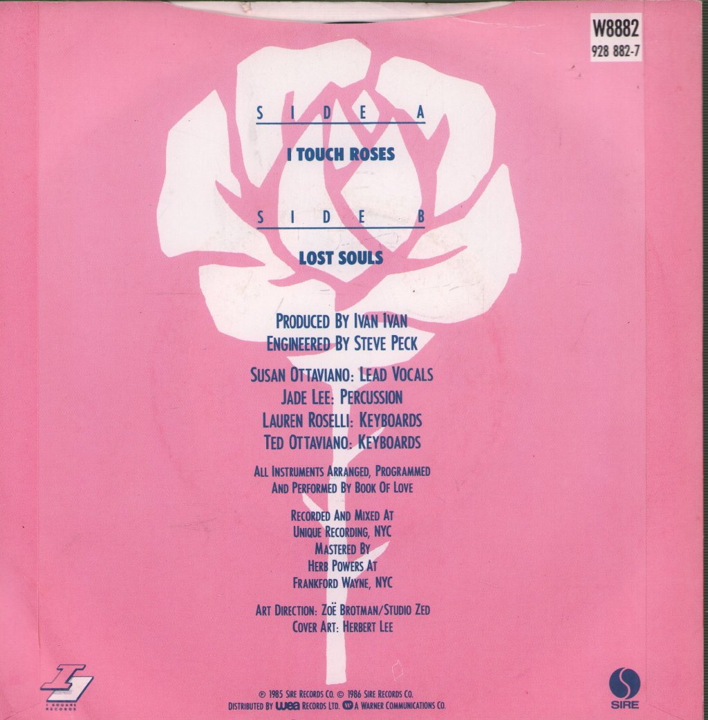 Book Of Love - I Touch Roses - 7 Inch