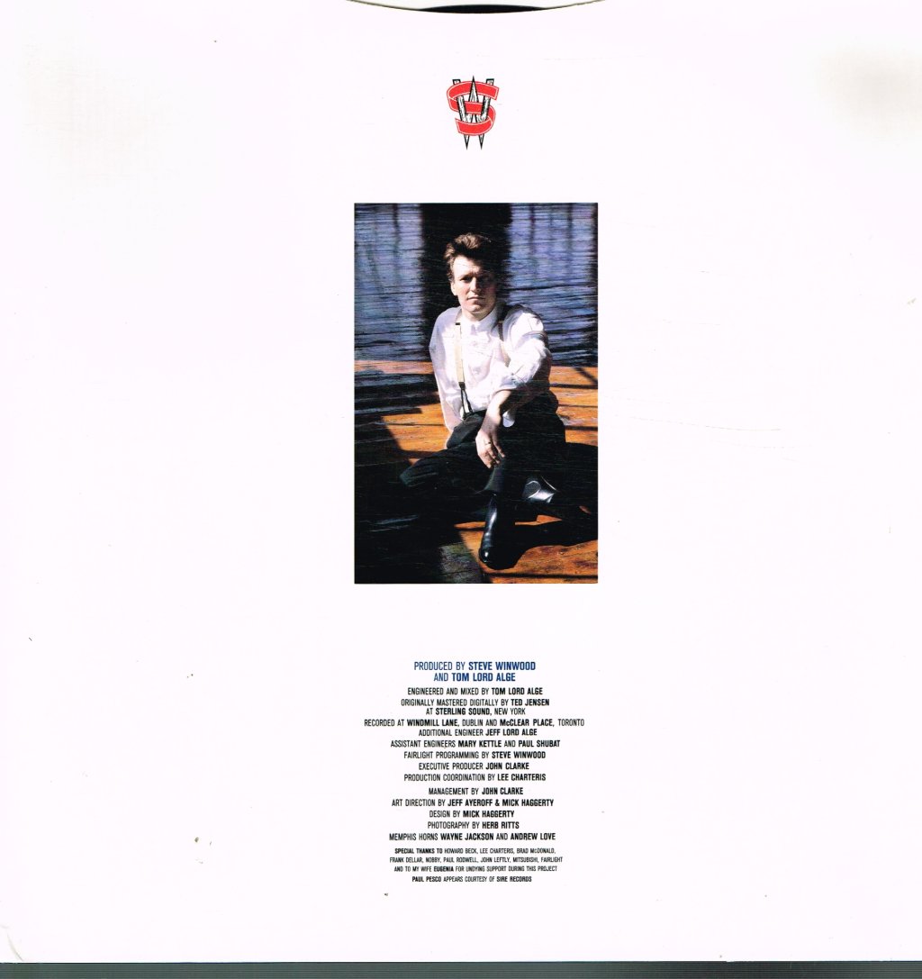 Steve Winwood - Roll With It - Lp