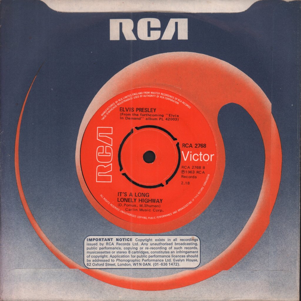 Elvis Presley - Suspicion - 7 Inch