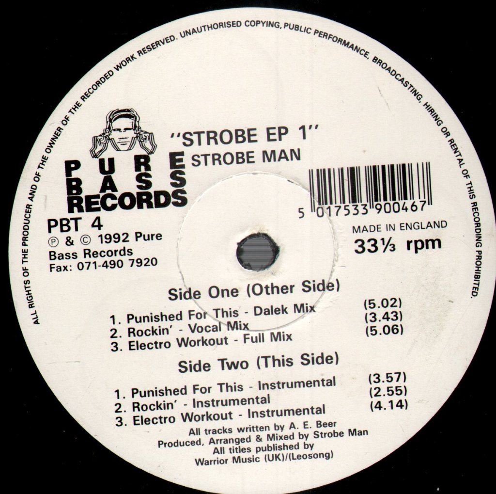 Strobe Man - Strobe EP 1 - 12 Inch