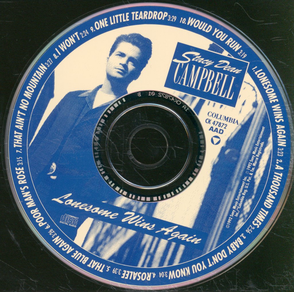 Stacy Dean Campbell - Lonesome Wins Again - Cd