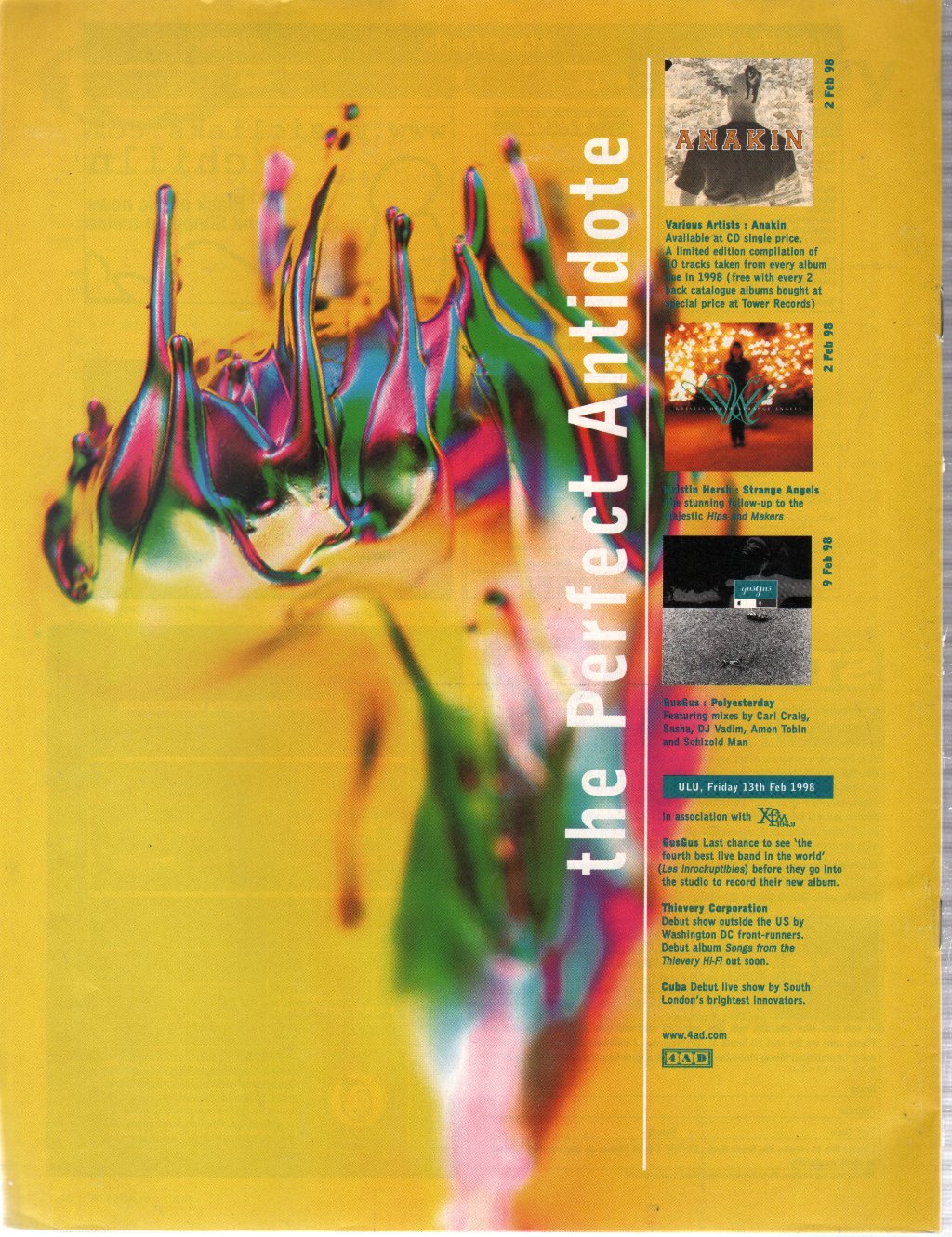 Ian Brown - Top February 1998 - Magazine