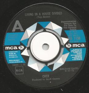 Cher - Living In A House Divided - 7 Inch