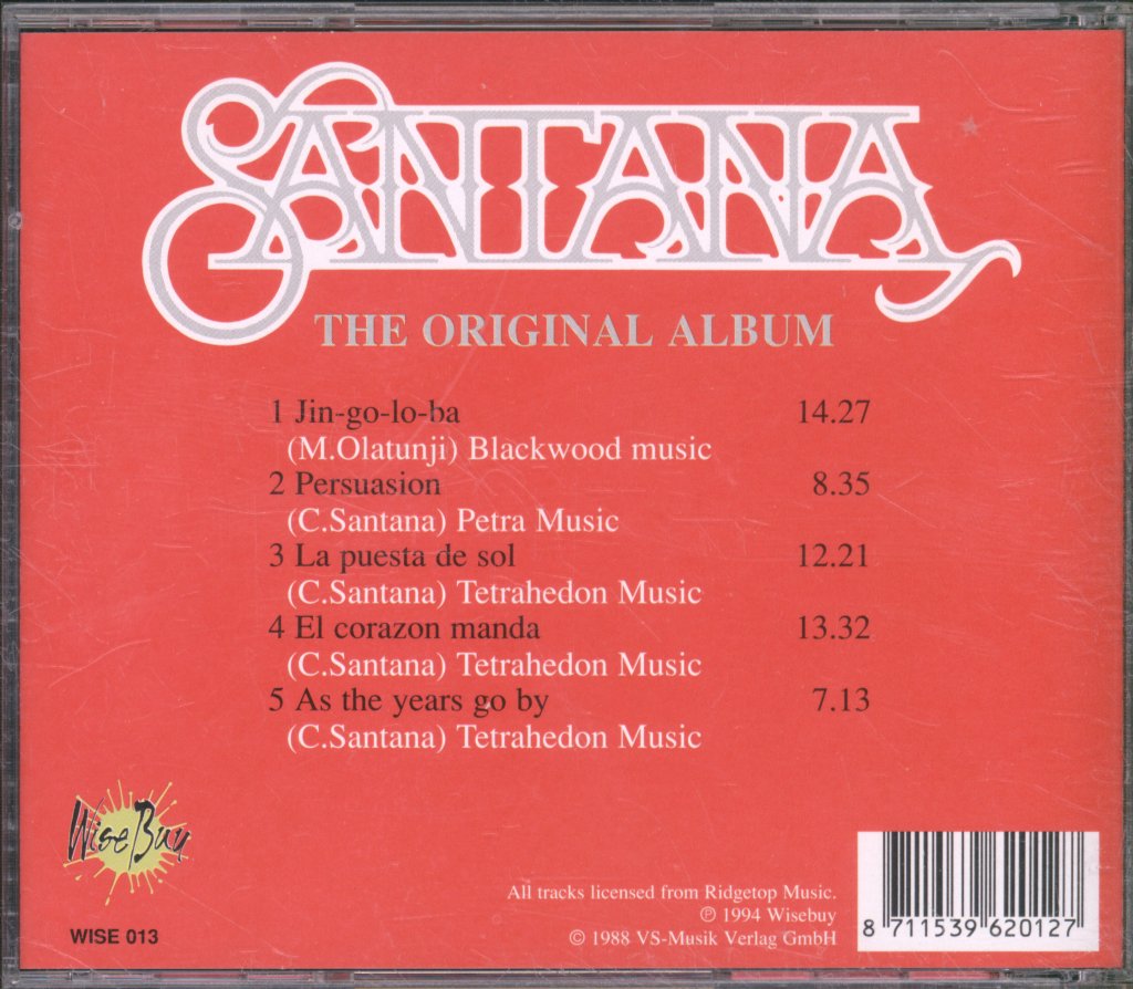 Santana - Original Album - Cd