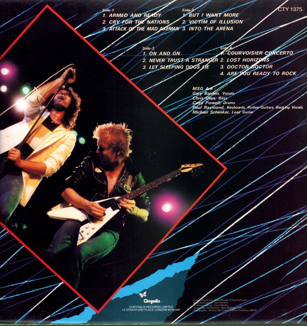 Michael Schenker Group - One Night At Budokan - Double Lp