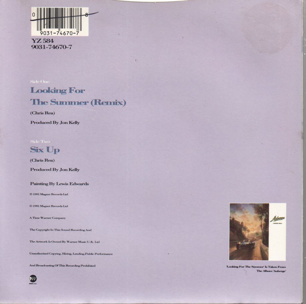 Chris Rea - Looking For The Summer - 7 Inch