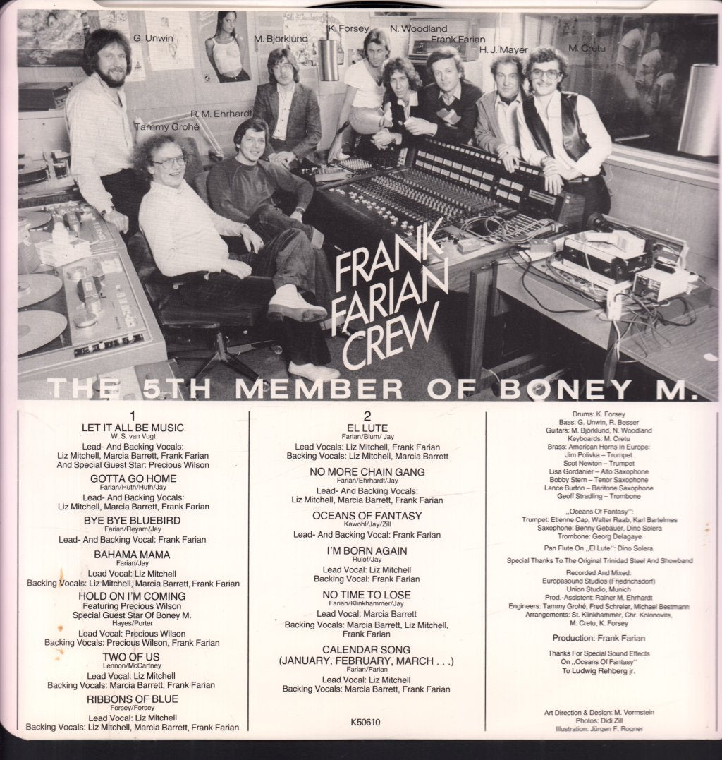 Boney M - Oceans Of Fantasy - Lp