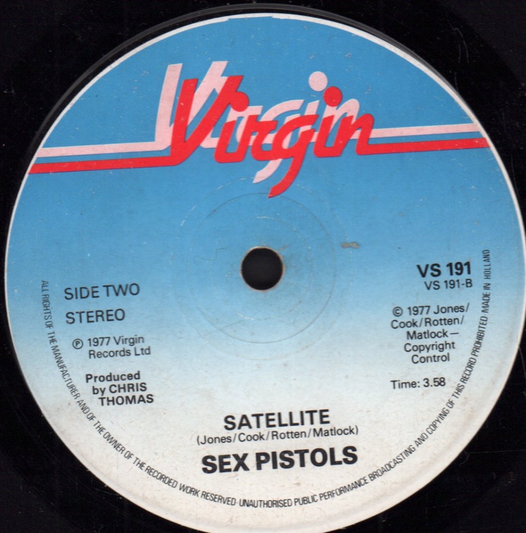 Sex Pistols - Holidays In The Sun - 7 Inch